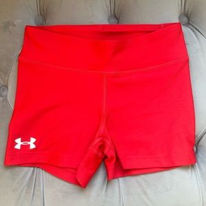 Under Armour- Red Spandex SIZE XS